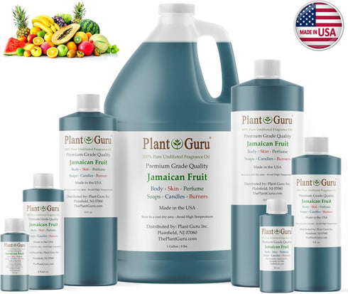 Jamaican Fruit Fragrance Oil 8 fl. oz. Scented Oil for DIY Soap Making, Candles, Bath Bombs, Body Butters. Used in Aromatherapy Diffusers, Burners and Warmers. Great Addition to Lotions and Creams.