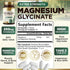 Magnesium Glycinate Supplement, 250 mg, 100% Chelated Magnesium Supplement for High Absorption - Muscle, Heart, Bone and Nerve Health Support, Gluten Free, Vegan, Non-GMO - 60 Magnesium Tablets