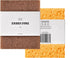 Public Goods Walnut Scrubber Sponge | Natural, Plant-Based Cleaning & Scrubbing Sponges for Kitchen Sink | Pack of 4 |