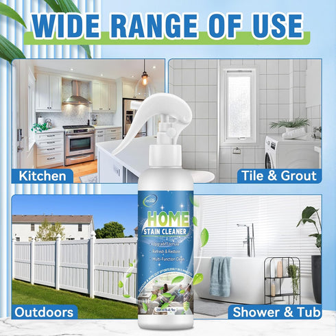 Wall Cleaner Spray, Household Mold Stain Cleaning Spray Deep Clean, All-Purpose Cleaner Spray for Tiles, Walls