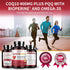 CoQ10 400mg Softgels with PQQ, BioPerine & Omega-3 - High-Absorption Antioxidant for Heart & Energy Production, 120