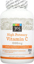 365 Everyday Value Vitamin C 1000mg, 250 Count