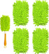 Reusable Duster Refill for Swiffer - Microfiber Ceiling Fan Duster, 4 Pack (Handle Not Included)