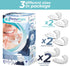 Dental Mouthguard for Bruxism, Teeth Grinding and Clenching, Pack of 6 in 3 Different Sizes Moldable, Trimmable Premium Quality Dental Night Guard for Teeth Grinding and Stops Bruxism