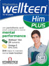 Wellteen Him Plus Omega-3, 56 Tablets and Capsules - Maximum Nutritional Support for Teenagers and Young Men Ages 13-19