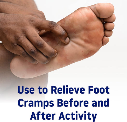 Theraworx Fast-Acting Foam, 3.4 Fl Oz for Foot Cramp Relief with Magnesium Sulfate, 1 Count