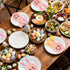 Teecyhooo 160 40 40 40 40 Pcs Pastel Plastic Silverware Rabbit Party Supplies Plastic Disposable Dinnerware with Rabbit
