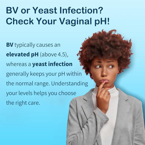 Sooenben 30 30 At-Home Vaginal pH Test Kit: Strips + Individually Wrapped Swabs - Fast & Accurate Feminine Health