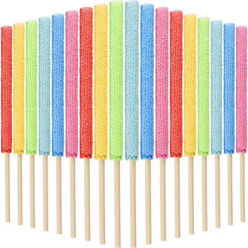 24 Pieces Microfiber Detail Duster Sticks: Mini Cleaning Tools for Home and Car Window Crevices