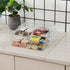 Office Desktop Storage Box - Rectangular Drawers, Plastic Makeup Storage with 5 Drawers for Desk Organization, Clear
