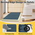 MABOZOO 66"x24"x2" Fall Mat for Elderly with Glow-in-The-Dark Strips, PU Leather Fall Mattress with Beveled Edge
