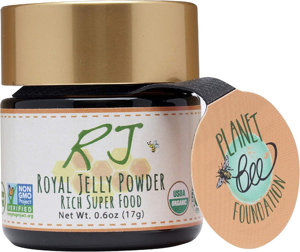 Greenbow Royal Jelly Powder – 100% USDA Certified Organic, Non-GMO, Gluten Free, Freeze Dried – 17g