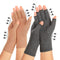 2 Pairs Arthritis Compression Gloves for Women & Men - Fingerless Gloves for Carpal Tunnel Pain Relief and Daily Work