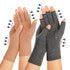2 Pairs Arthritis Compression Gloves for Women & Men - Fingerless Gloves for Carpal Tunnel Pain Relief and Daily Work