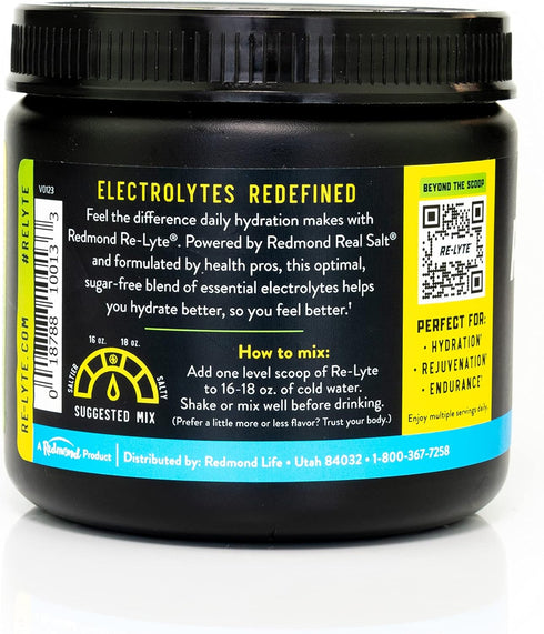REDMOND Re-Lyte Electrolyte Drink Mix, Lemon Lime