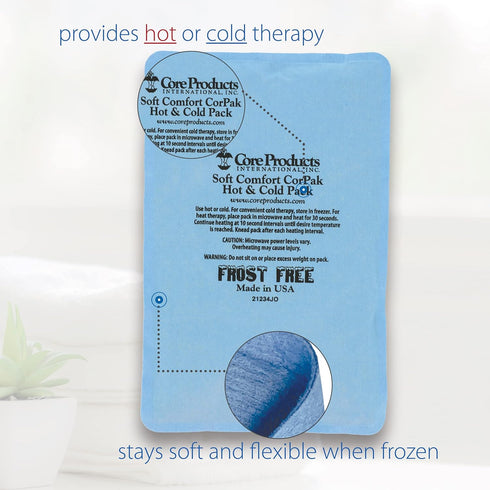 Core Products Soft Comfort CorPak, No Frost Hot and Cold Therapy Pack - 6" x 10"