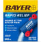 Bayer Rapid Dissolvable Raspberry Flavor Powder Packs with Aspirin & Caffeine for Fast Acting Headache Relief