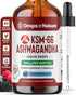 KSM-66 Ashwagandha Liquid Drops Vegan, GMO Free & Fast Absorbing Form Ashwagandha