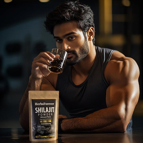 Shilajit Powder 8.11 oz – Mineral Pitch – Antioxidant – Concentrated Extract 6:1 – General Wellness – 230 Gms