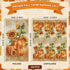 Homlouue 100 PCS Thanksgiving 3-Ply Disposable Paper Napkins for Fall Party, Pumpkin & Sunflower Design