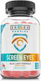 Zhou Nutrition Screen Eyes Gummies, Eye Strain Relief with Blue Light Formula, 30 Servings, 60 Gummies