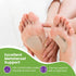 Premium Gel Ball of Foot Cushions - Reusable Clear Gel Metatarsal Pads for Foot Pain Relief - 1/4 Inch - 2 Pair