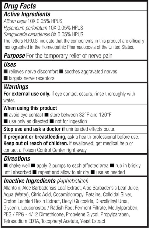 Theraworx Fast-Acting Nerve Relief Foam - 7.1 oz - 1 Count for Aggravated Nerve Discomfort Relief
