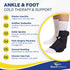 Pack 10, 11) Ankle and Foot Reusable Gel Ice Wrap for Achilles Tendonitis, Plantar Fasciitis, Sprains, Swelling, Post
