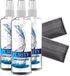 Purity Eyeglass Lens Cleaner Spray Kit - 3 x 8oz Spray Bottle + 2 Microfiber Cloth for All Lenses