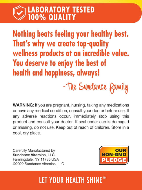 Sundance Complete B-Complex with Vitamin C, 100 Caplets, Vegetarian, Non-GMO, Gluten Free