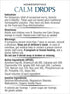 Homeopathic Calm Drops, 30 LOZENGES (Pack of 3) by Historical Remedies