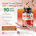 VITAL HERBAL 90-Day Maca Root Complex with Ashwagandha, Tongkat Ali, Tribulus, Horny Goat Weed & Panax Ginseng Herbal