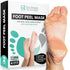 Lavinso Foot Peel Mask for Dry Cracked Feet, 2 Pack Peeling Mask for Soft Baby Feet, Original Scent