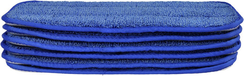 All-Purpose Microfiber Twist Yarn Mop Pads for Dust, Dirt & Pet Hair, Machine Washable & Reusable, 10-Inch, 6-Pack