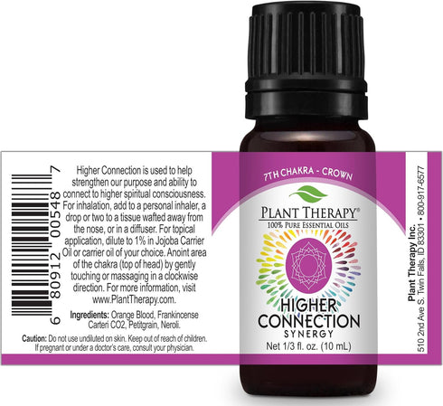 Plant Therapy Chakra 7 Higher Connection Essential Oil Blend 10 mL (1/3 oz) - 100% Pure, Undiluted