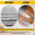 2 Pcs Stainless Steel Teak Scrub | 304 Stainless Steel Wool Scrubber | Rust Resistant for Cleaning Dishes & Furniture