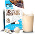 WILD SOCIETY Premium 100% Grass Fed Whey Protein Powder, Vanilla Bean, 25g Protein, 17.5 oz