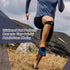 IPOW 2 Pack Small Size Embroidery Knee Strap: Adjustable Brace for Pain Relief in Basketball, Running, and Arthritis