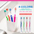 24 Large Head Medium Bristle Disposable Toothbrushes, Individually Packaged, Multi Color, Travel, Hotels, Donations &