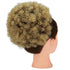 THEMIS HAIR Afro Puff Drawstring Ponytail for Black Women, Short Kinky Curly Hairpieces with Clips in Color T1B/27#