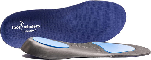 Comfort Orthotic Arch Support Insoles for Sport Shoes and Work Boots, Large (Men 9½ -11, Women 10½ - 12)
