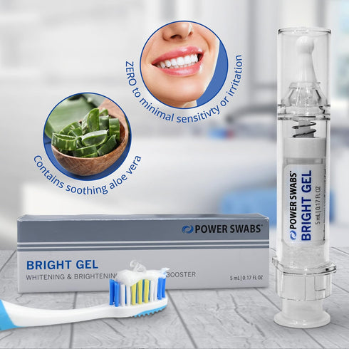 Bright Gel | Gentle Teeth Whitening Gel for Whiter Teeth | Dentist Formulated Teeth Whitener