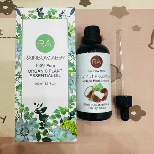 Coconut Essential Oil (100ML), 100% Pure Natural Organic Coconut Oil for Diffuser, Massage, Skin Care, Yoga