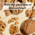 Natural Walnut Shell Powder, Resealable Zip Lock Pack, 227g, 1/2lbs, 8oz