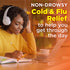 Amazon Basic Care Daytime Cold and Flu Relief Softgels, Non-Drowsy Cold Medicine for Pain, Fever, Cough, Sore Throat,