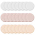 24Pcs Cotton Round Powder Puff Pads with Strap, Face Powder Puffs for Loose and Foundation Cosmetics