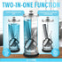 JJ CARE Disinfectant Jar (35oz), Barber Jar Glass, Implement Disinfectant Container with Stainless Steel Removable