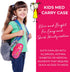 PracMedic Bags Insulated Epipen Carry Case for Kids - Holds 2 Epi Pens or Auvi Q, Allergy Medicine, Pink