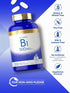 Carlyle Vitamin B1 500mg (Thiamine), 200 Vegetarian Caplets, Non-GMO and Gluten Free Supplement