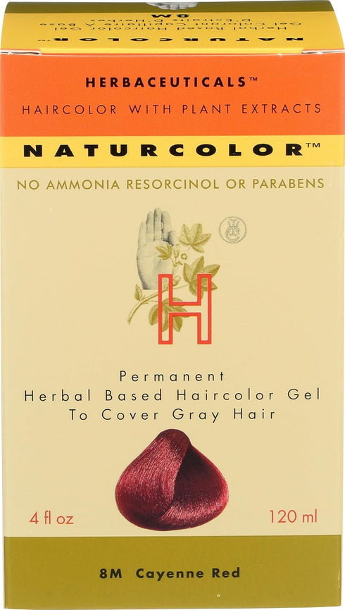 naturcolor Hair Dye, 8M - Cayenne Red, 4 Fl Oz